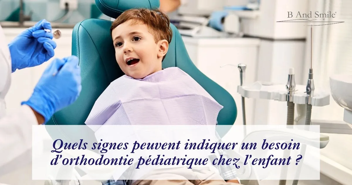 Orthodontie pédiatrique à Genève : signes à surveiller chez l'enfant
